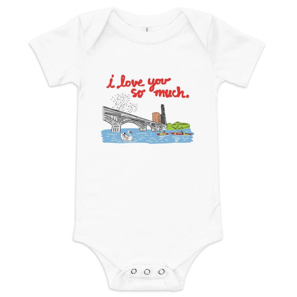 Austin City I Love You So Much Baby Onesie One Piece Soft Cotton Newborn Outfit