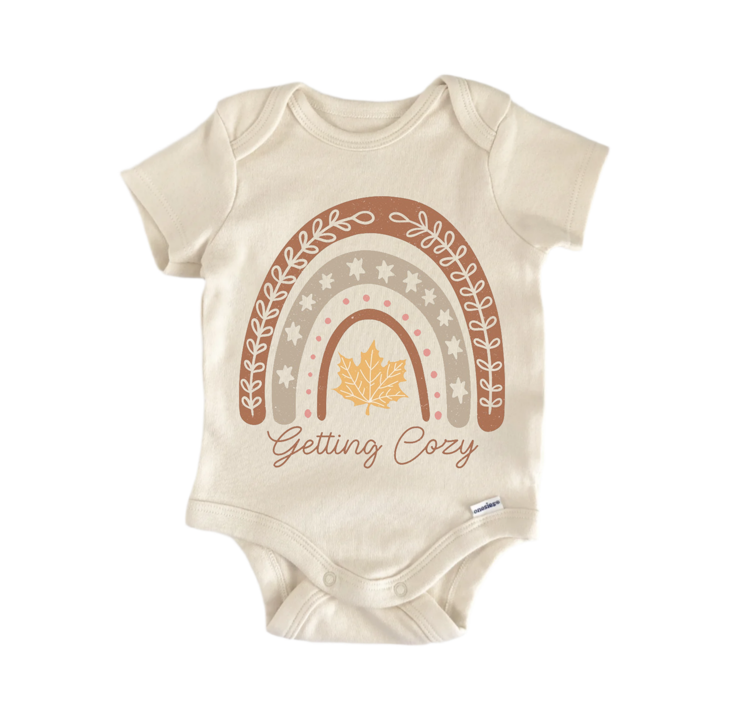 Getting Cozy Pumpkin Fall Newborn Baby Onesie® Bodysuit