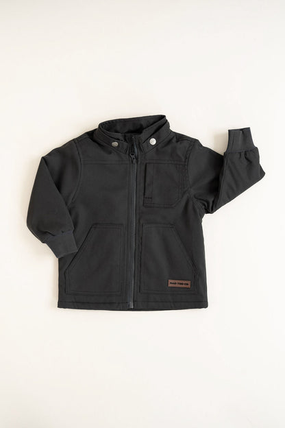 REMOVABLE HOODIE BANXS JACKET - CHARCOAL