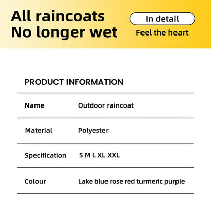 Reflective Hooded Dog Raincoat