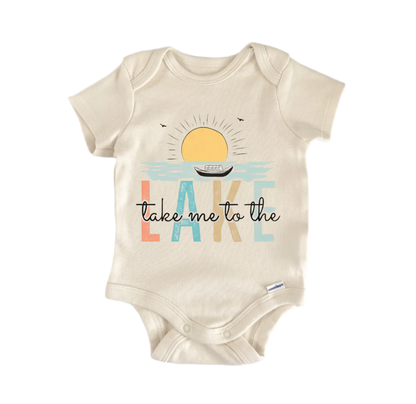 Take Me Lake Cabin Life Newborn Baby Onesie® Bodysuit
