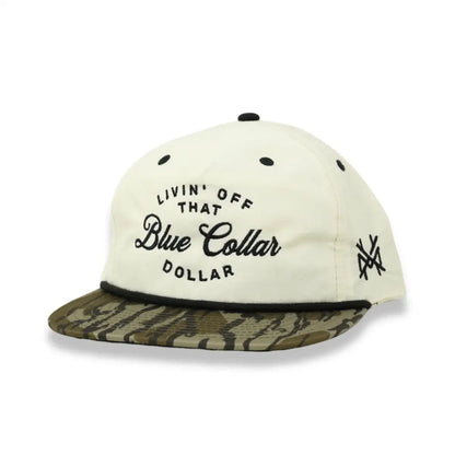Blue Collar Dollar Snapback Hat