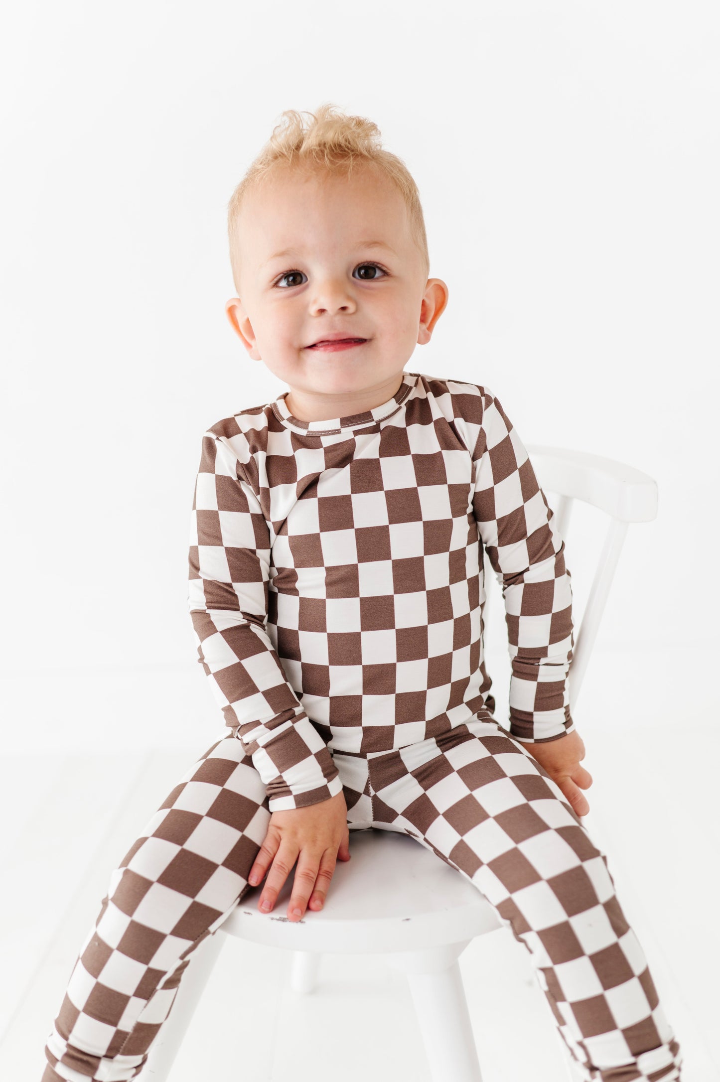 BAMBOO - BRONZE CHECKERED 2 PC