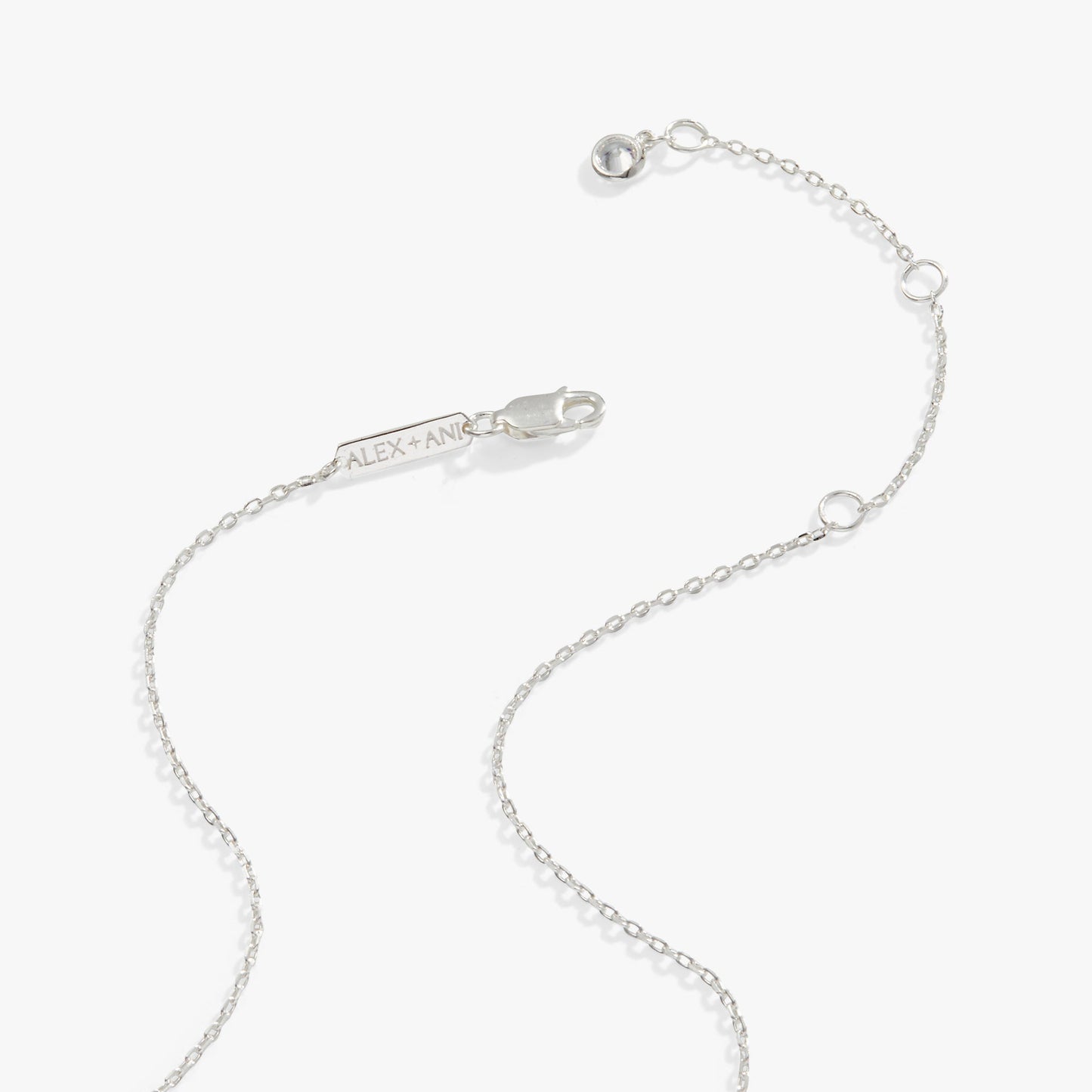 Butterfly + Crystal Necklace, Adjustable