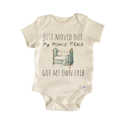Crib Moved Out Moms Newborn Baby Onesie® Bodysuit