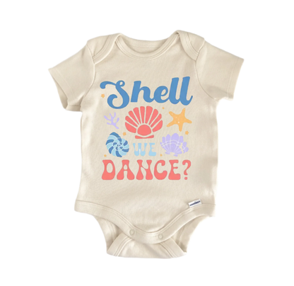 Sea Shell We Dance Newborn Baby Onesie® Bodysuit