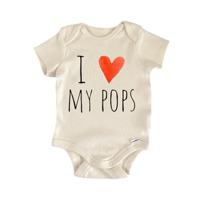 Pop Pops Grandpa Newborn Baby Onesie® Bodysuit