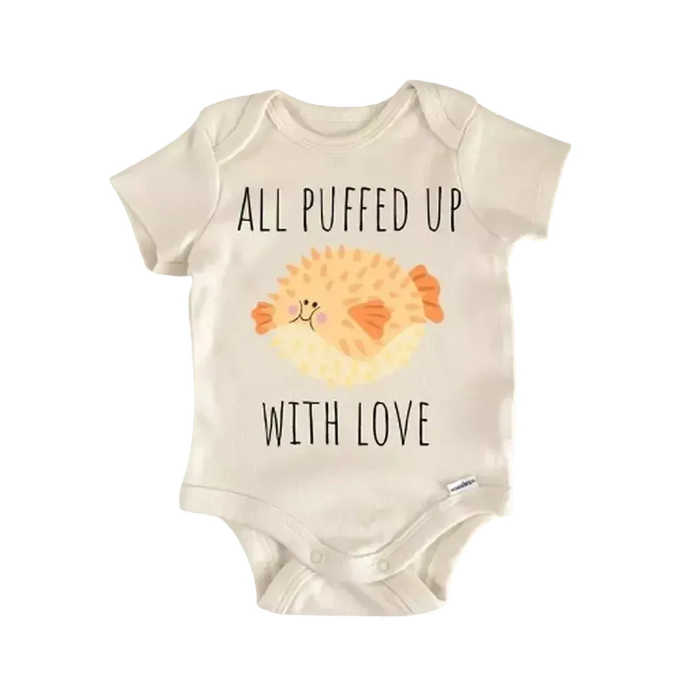 Blowfish Pufferfish Newborn Baby Onesie® Bodysuit