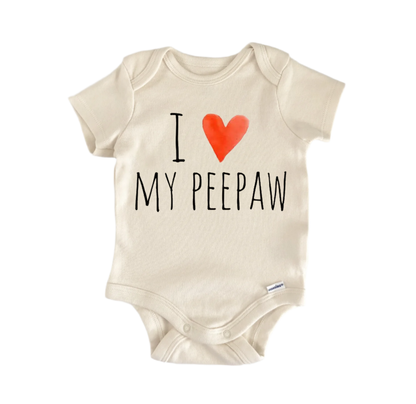 Peepaw Grandpa Newborn Baby Onesie® Bodysuit