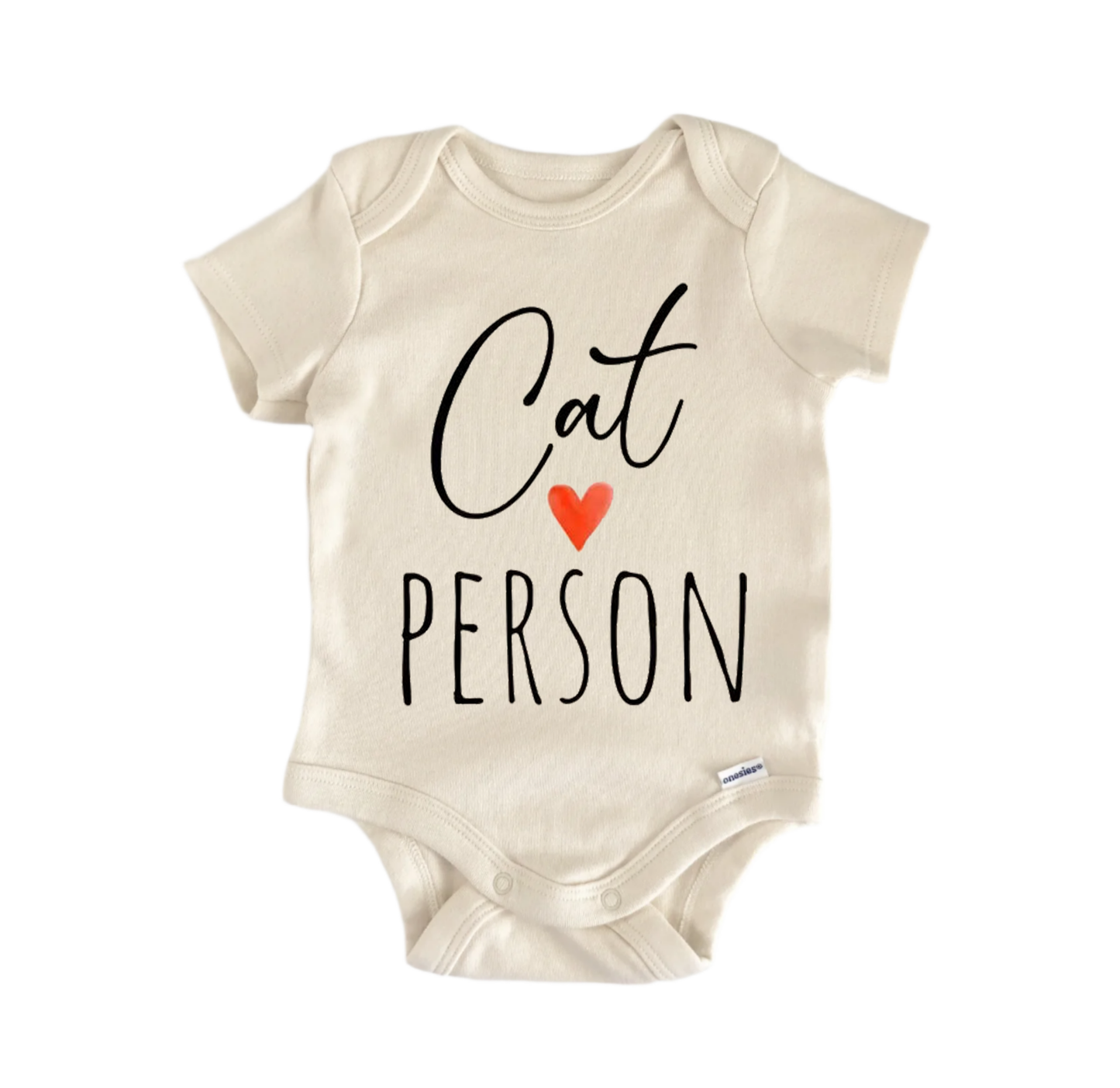 Cat Person Lover Newborn Baby Onesie® Bodysuit
