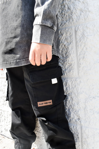 KNOX CARGO PANTS - BLACK