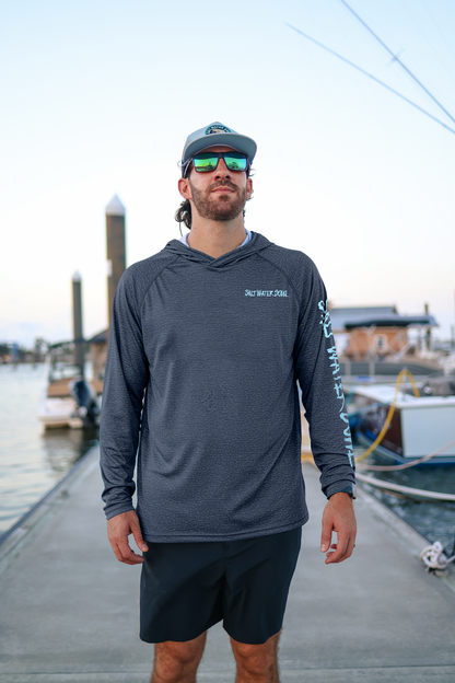 Navy Blue - Flounder Classic Performance Hoodie