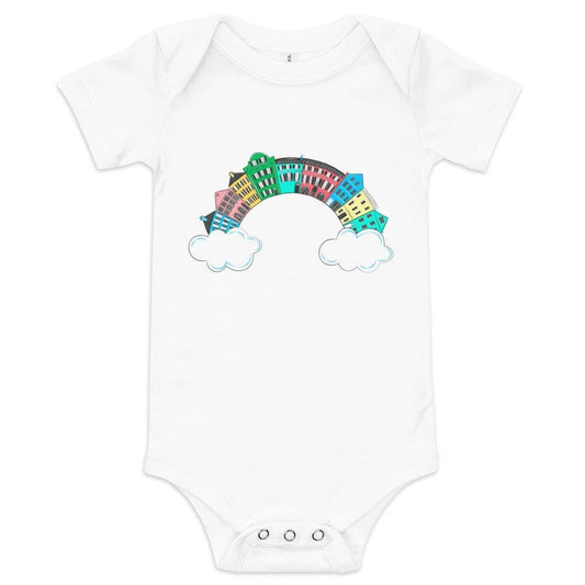 Charleston Rainbow Row Baby Onesie Stretch Cotton Bodysuit up to 18 Months