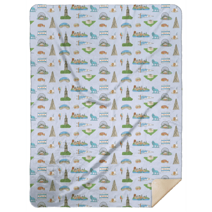 Chicago Plush Throw Blanket 60x80