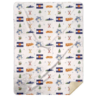 Colorado Plush Throw Blanket 60x80 Soft Hometown Home Accent