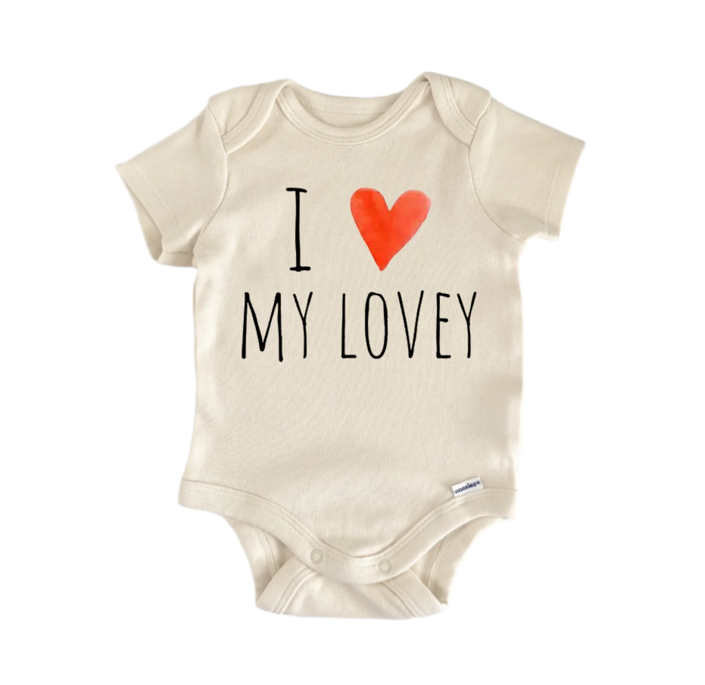 Lovey Love Newborn Baby Onesie® Bodysuit