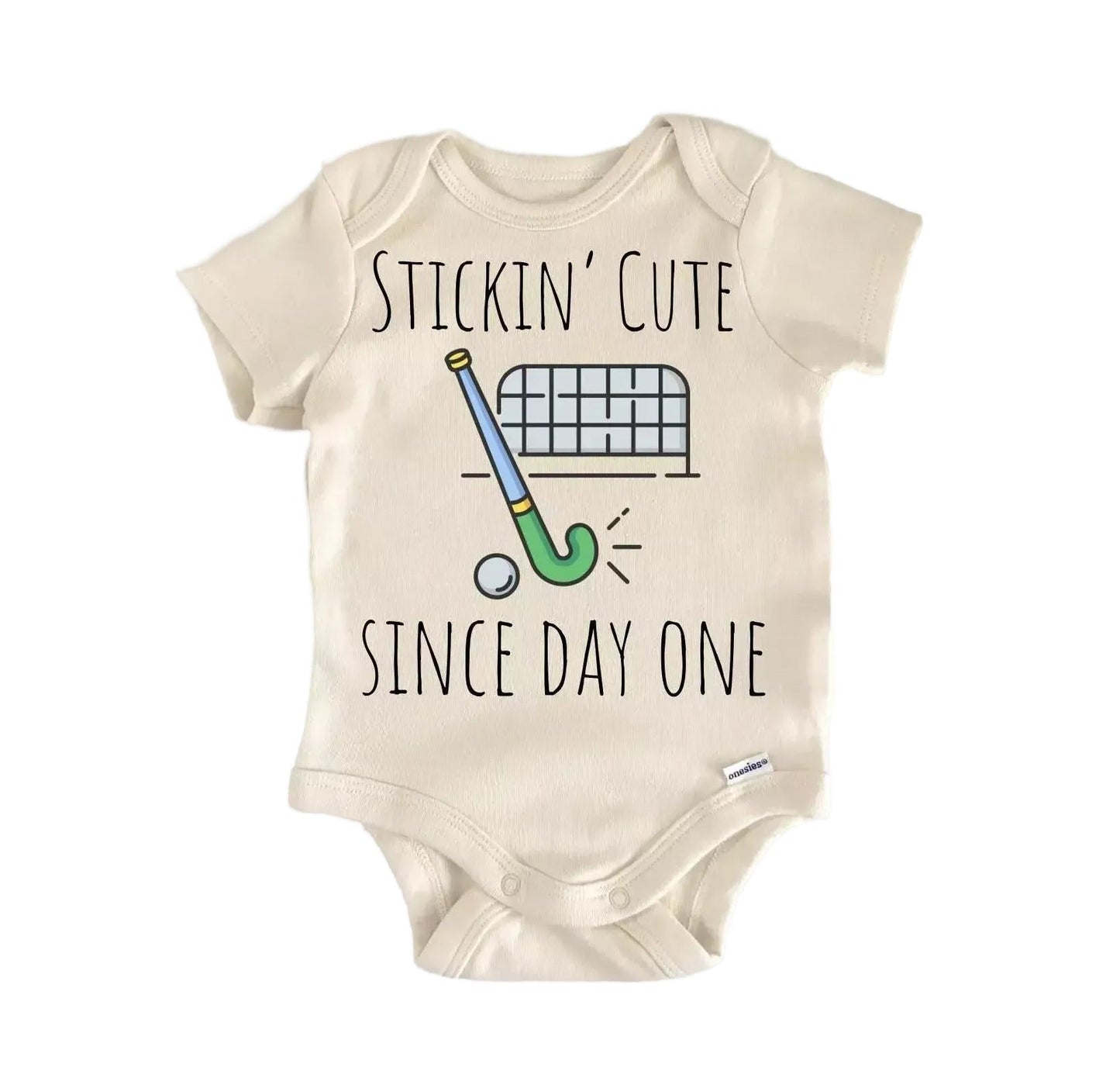 Field Hockey Newborn Baby Onesie® Bodysuit GS1