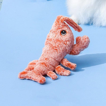 Interactive Lobster Plush Cat Toy