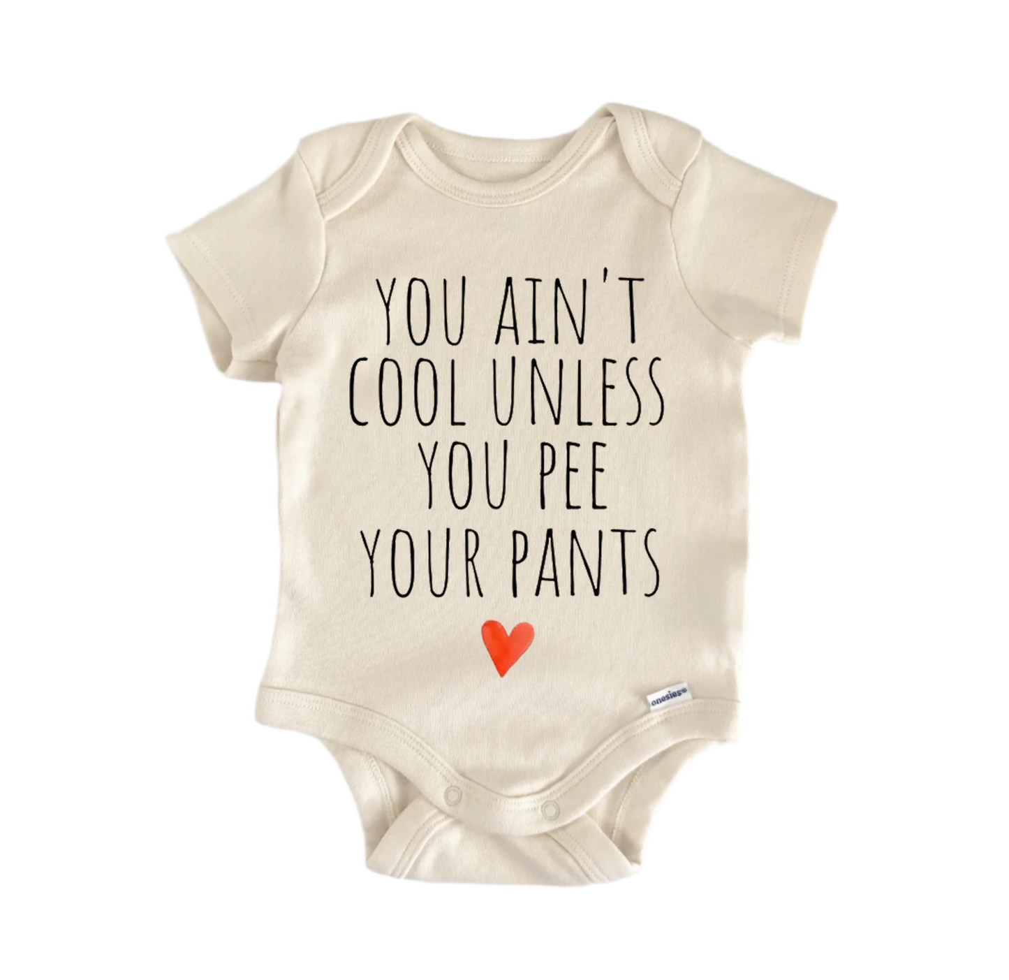 Pee Pants Newborn Baby Onesie® Bodysuit