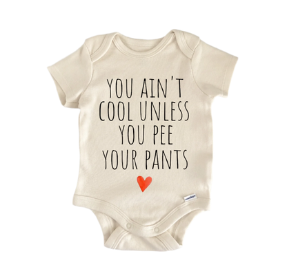 Pee Pants Newborn Baby Onesie® Bodysuit