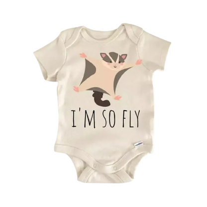 Sugar Glider Rodent Newborn Baby Onesie® Bodysuit