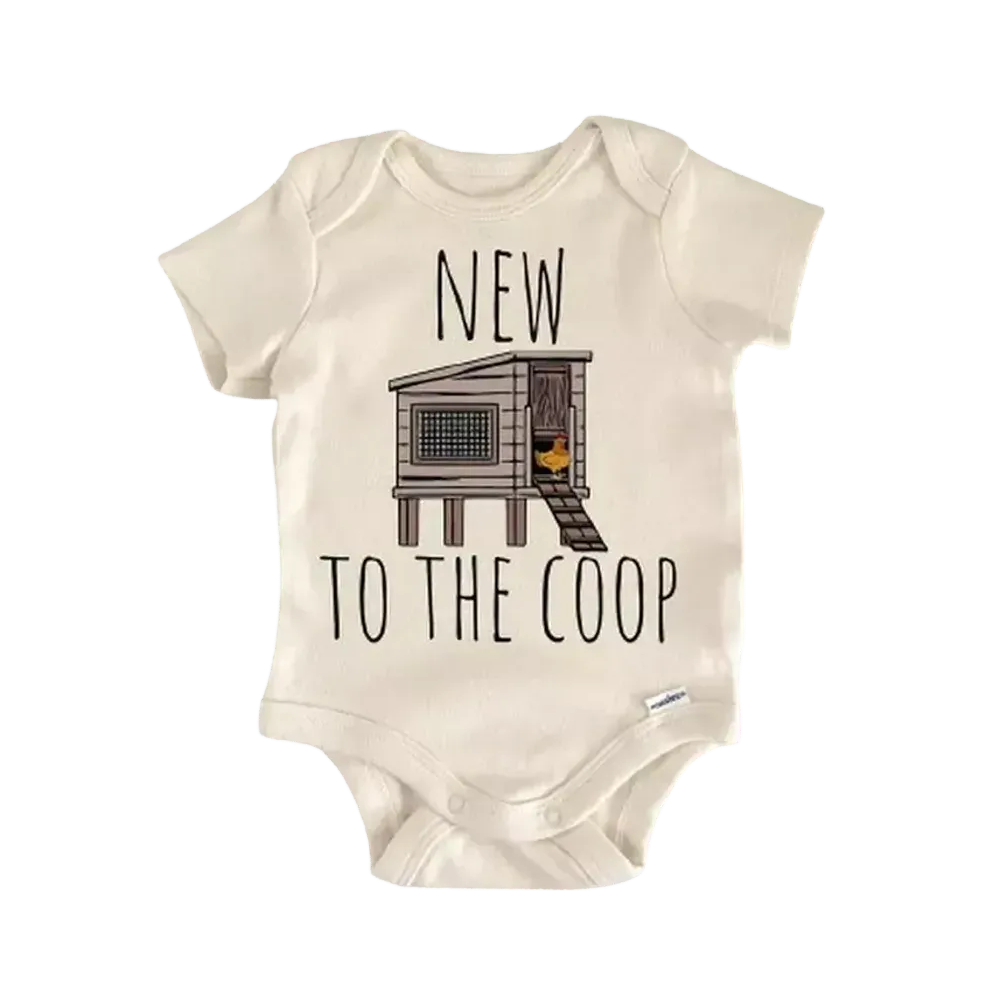Chicken Farm Coop Newborn Baby Onesie® Bodysuit