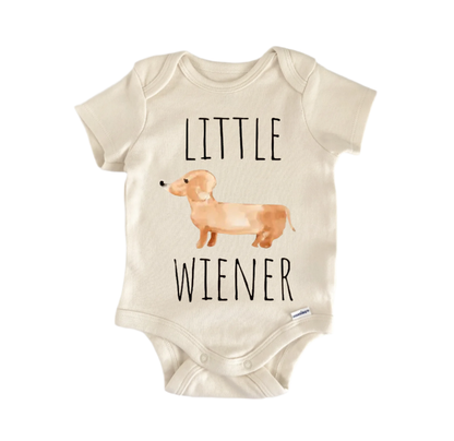 Wiener Dog Dachshund Newborn Baby Onesie® Bodysuit