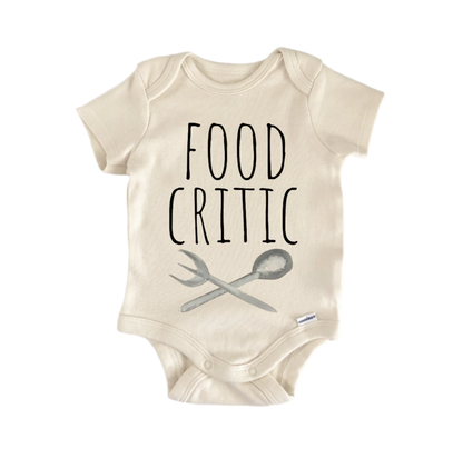 Food Critic Foodie Newborn Baby Onesie® Bodysuit