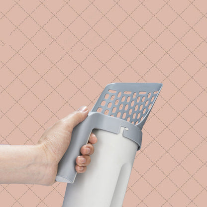 Storage Box Integrated Cat Litter Shovel