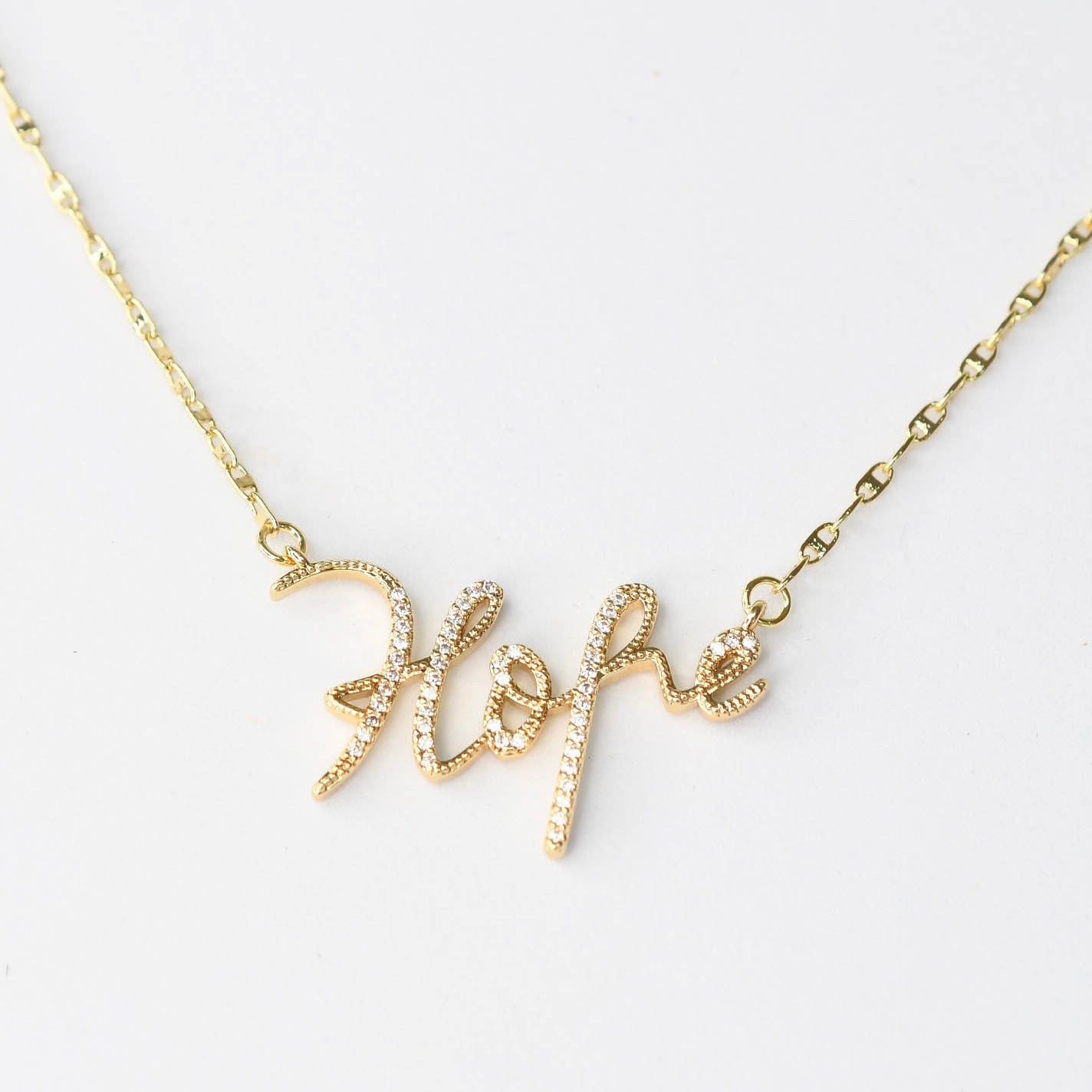 Hope Gold Necklace
