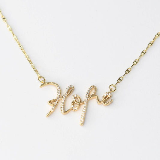 Hope Gold Necklace