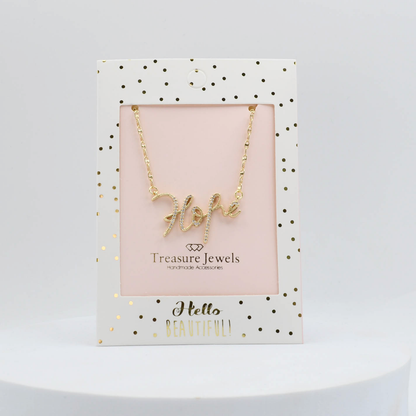 Hope Gold Necklace