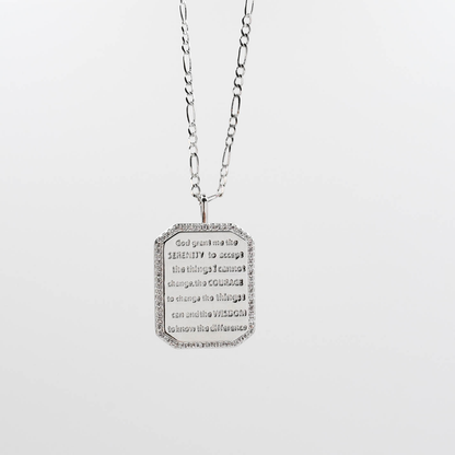 God Grant me Serenity Silver