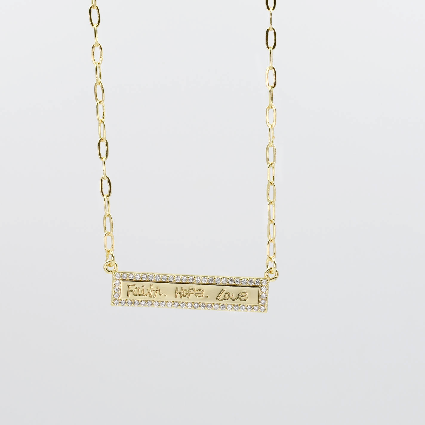 Faith Hope Love Gold