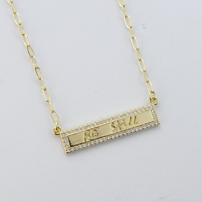 Be Still Gold Necklace