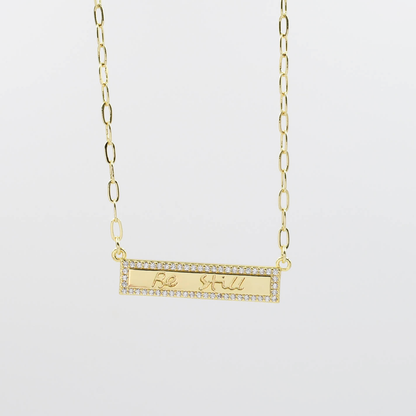 Be Still Gold Necklace