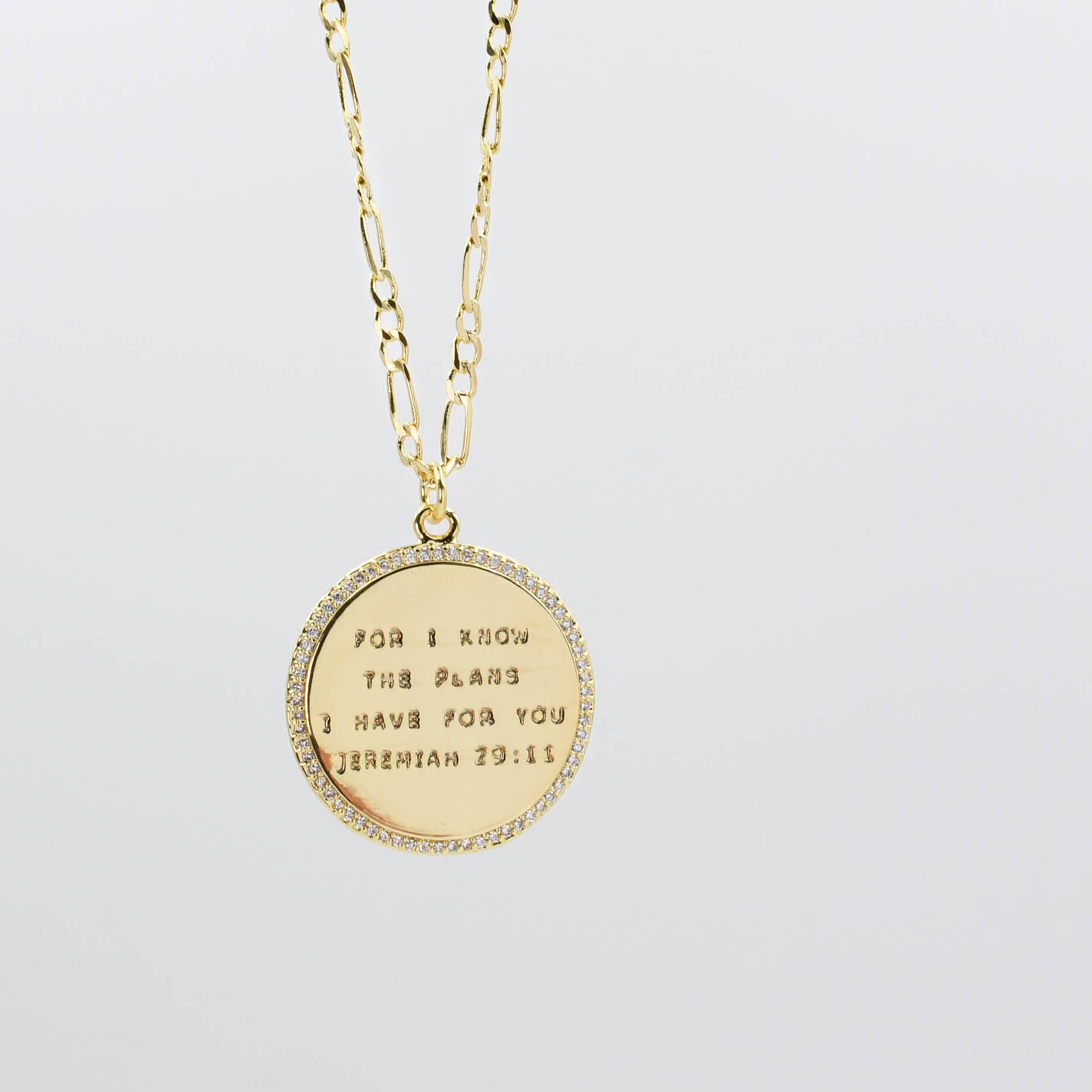 Jeremiah 29:11 Gold Necklace