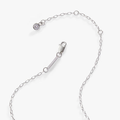 Initial K Precious Elongated Necklace