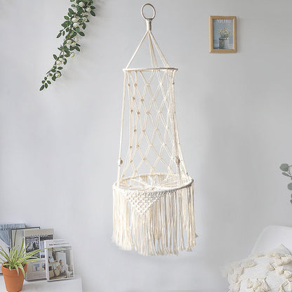 Macrame Hanging Cat Swing Bed