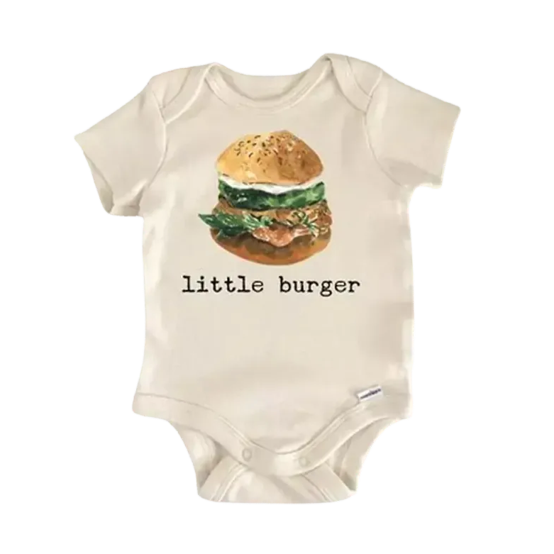 Burger Bbq Newborn Baby Onesie® Bodysuit