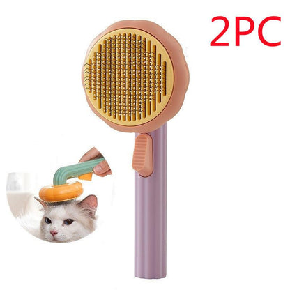 Self-cleaning Pet Hair Removal Brush