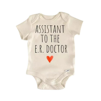 E.R. Er Doctor Nurse Newborn Baby Onesie® Bodysuit