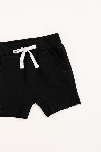 ORGANIC COTTON SHORTIES - ONYX