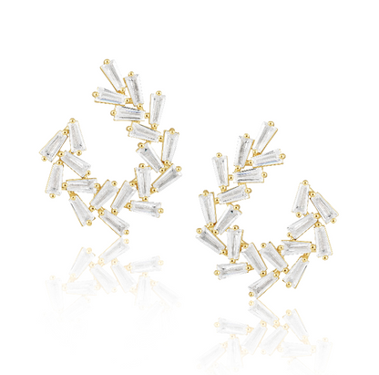 Arianna Baguette Earring