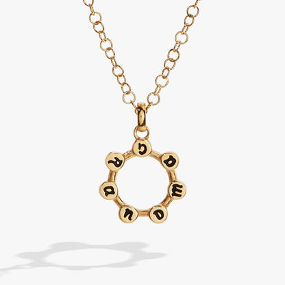 Grandma Hidden Message Acrostic Necklace