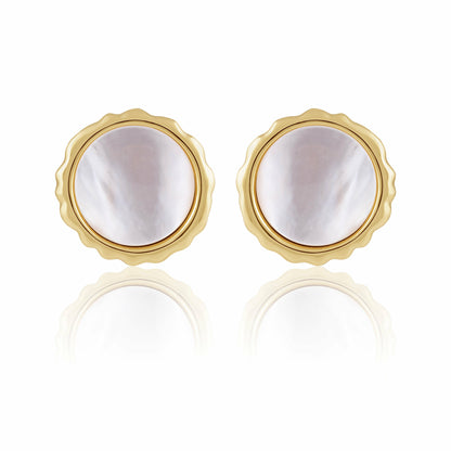 Gwen Mother of Pearl Stud