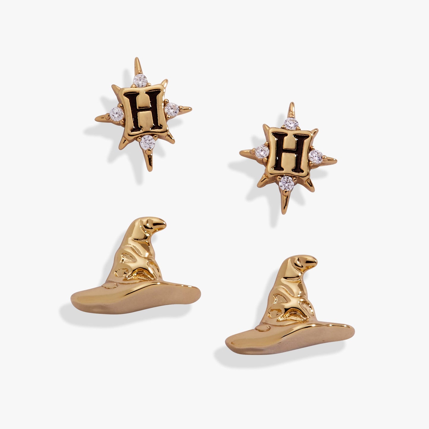 Harry Potter™ Hogwarts & Sorting Hat Earring Set of 2