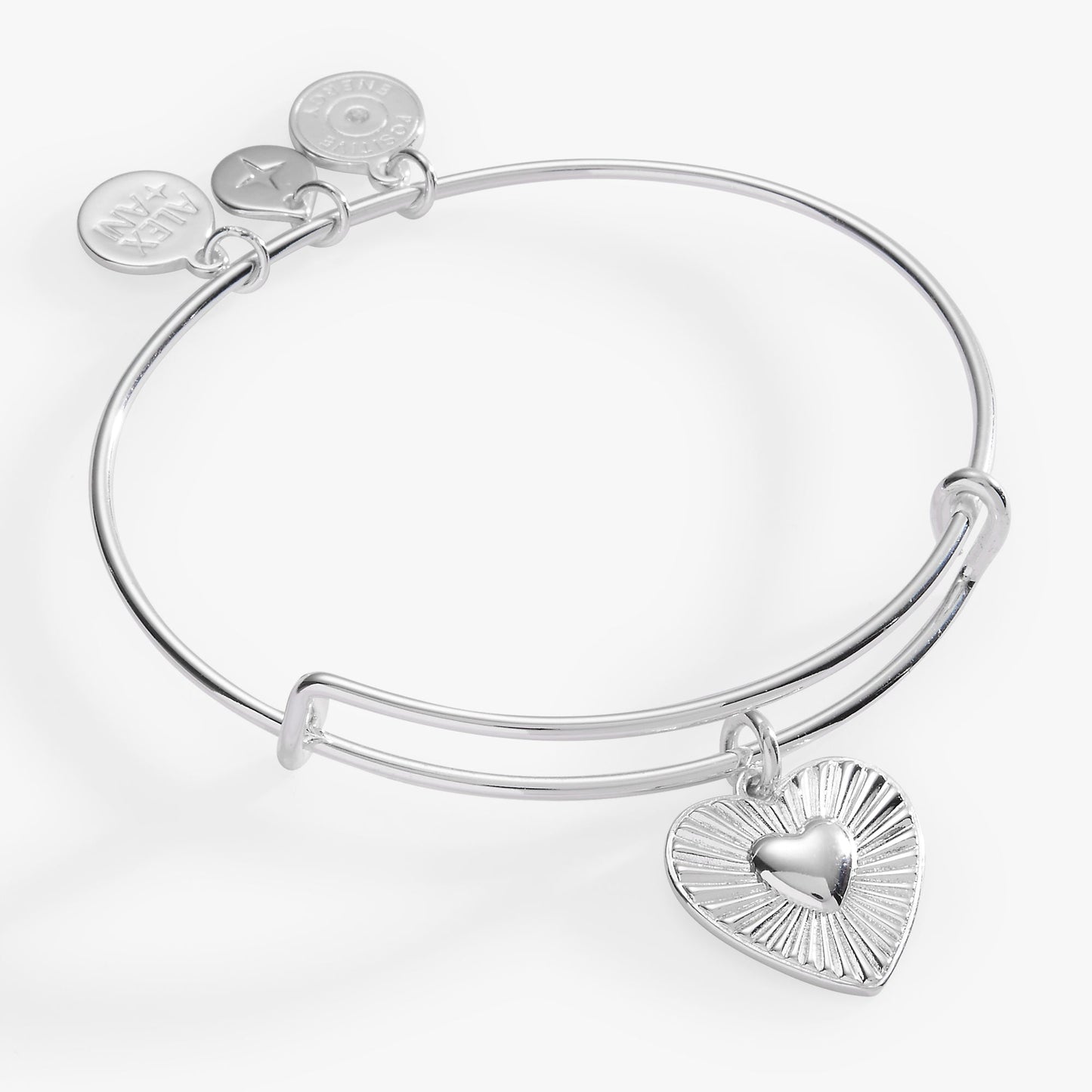 Heartburst Charm Bangle
