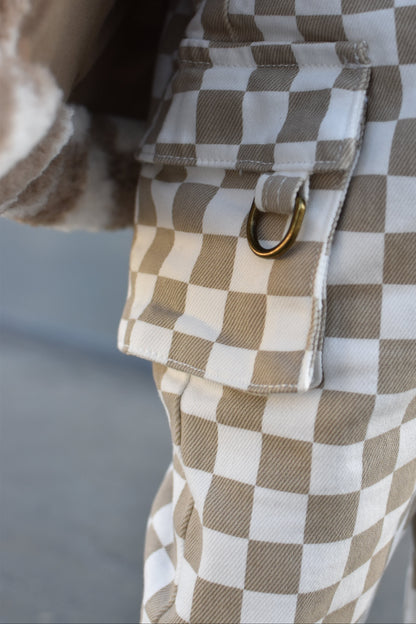 ZIGGY DENIM - OAT CHECKERS