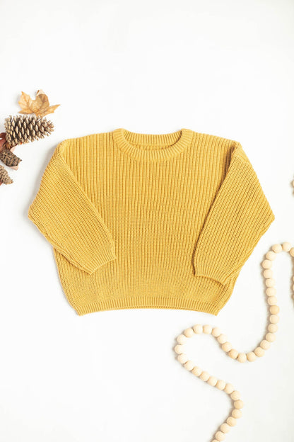 White Chunky Knitted sweater